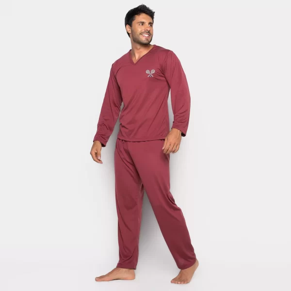 Pijama Masculino vermelho